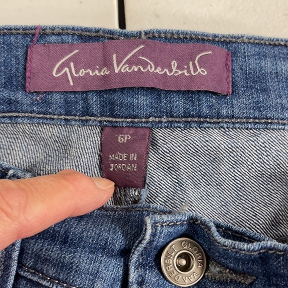 Gloria Vanderbilt Amanda Denim Blue Jeans 6P - Picture 5 of 10